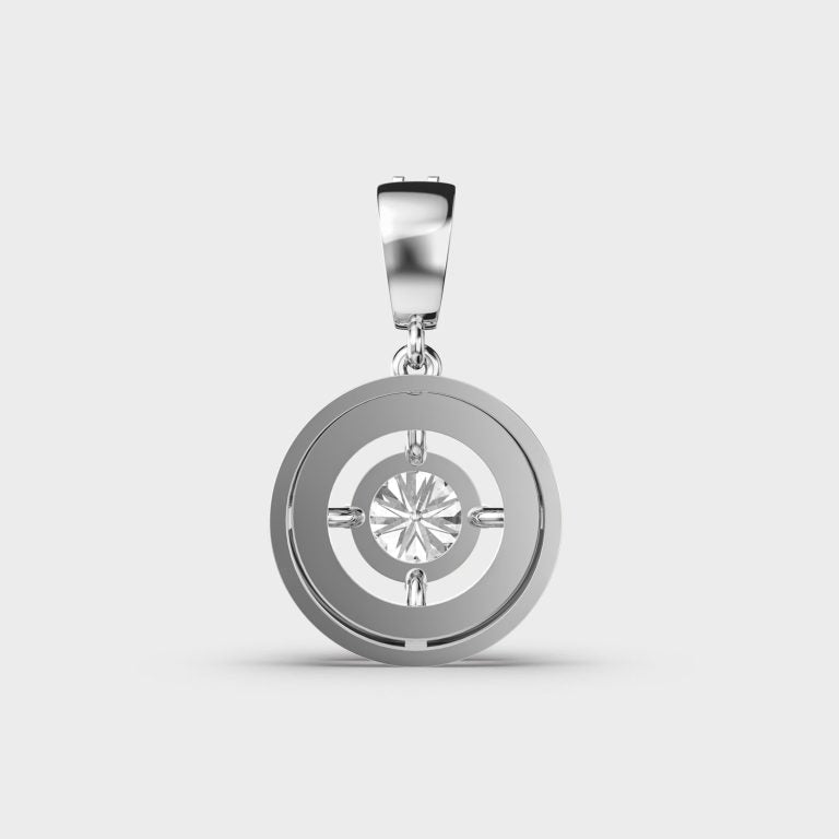 Core Loop Diamond Pendant (With Chain)