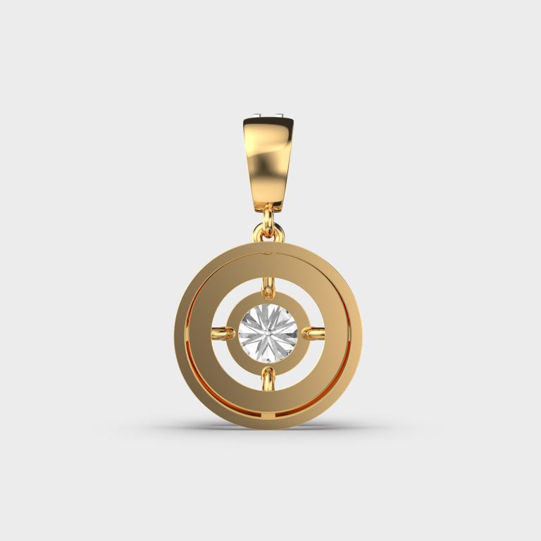Core Loop Diamond Pendant (With Chain)