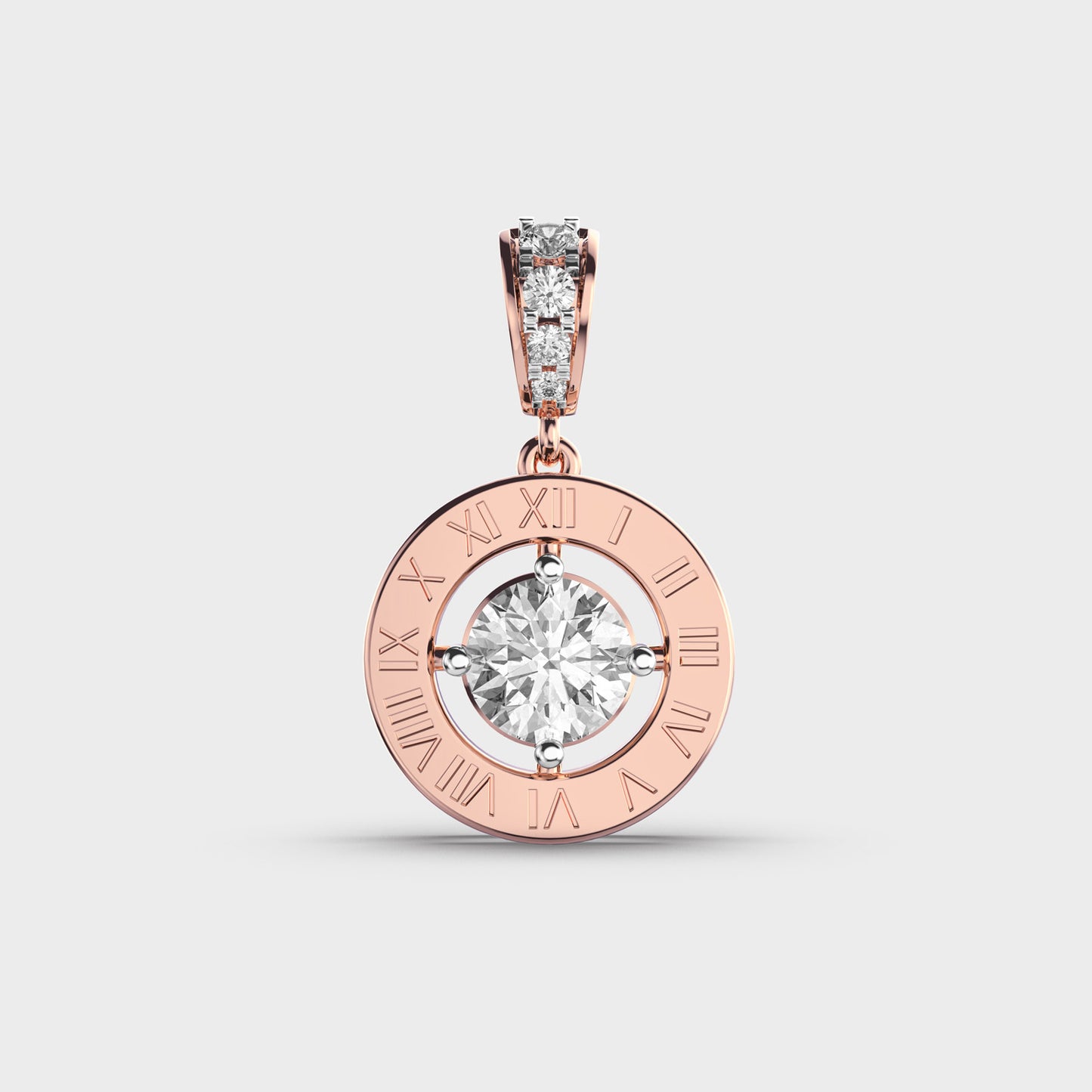 Core Loop Diamond Pendant (With Chain)