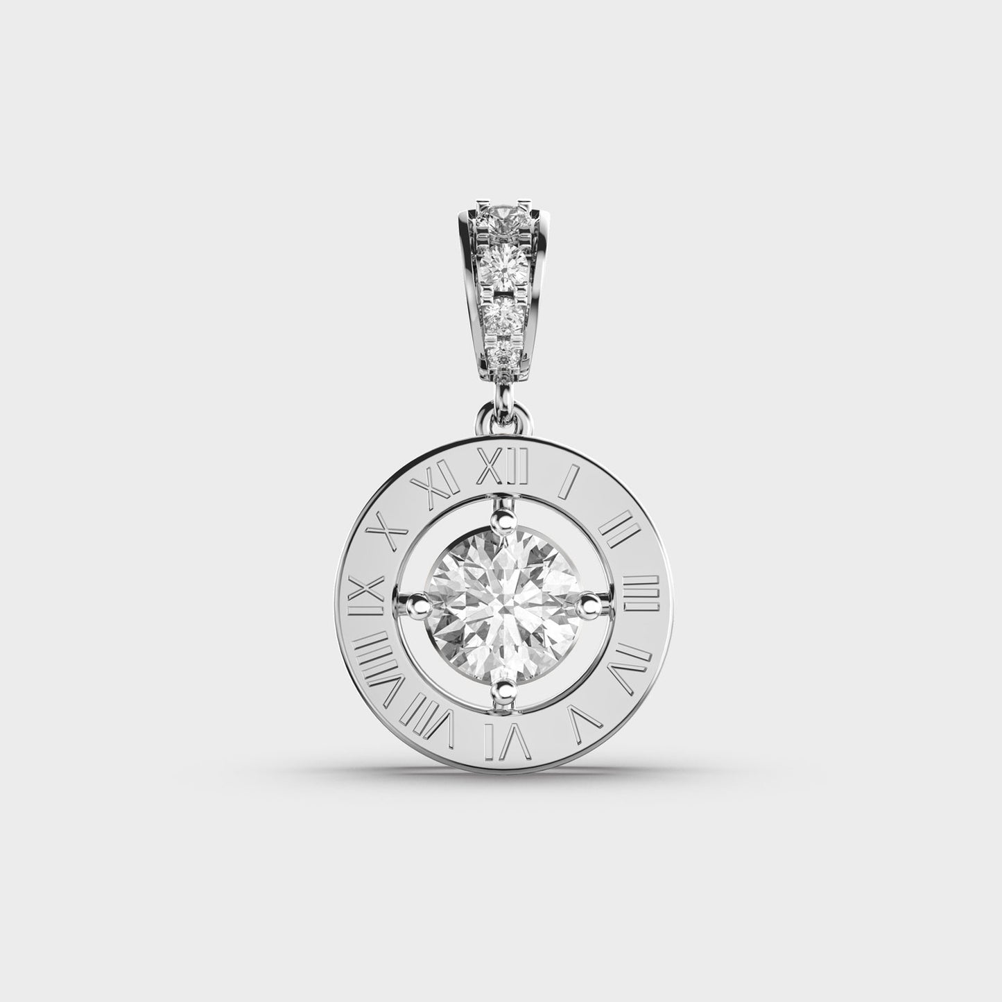 Core Loop Diamond Pendant (With Chain)
