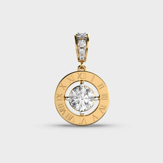 Core Loop Diamond Pendant (With Chain)