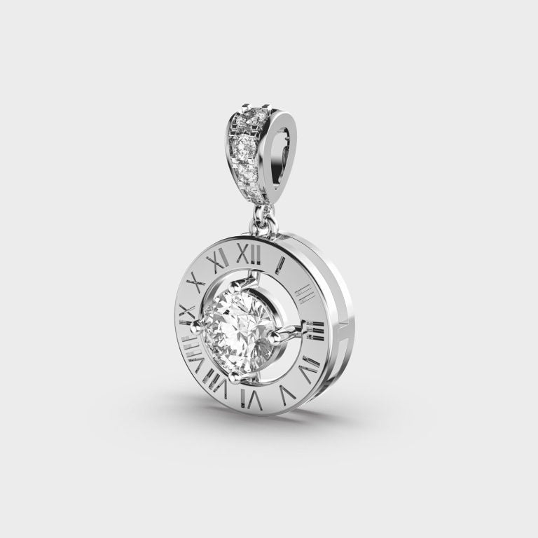 Core Loop Diamond Pendant (With Chain)