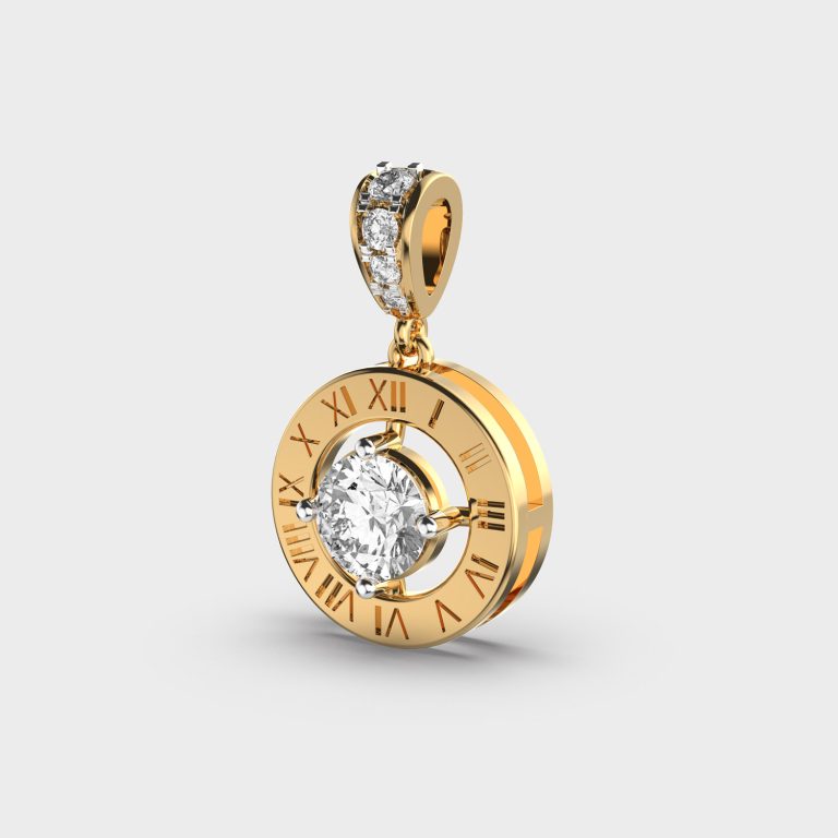 Core Loop Diamond Pendant (With Chain)