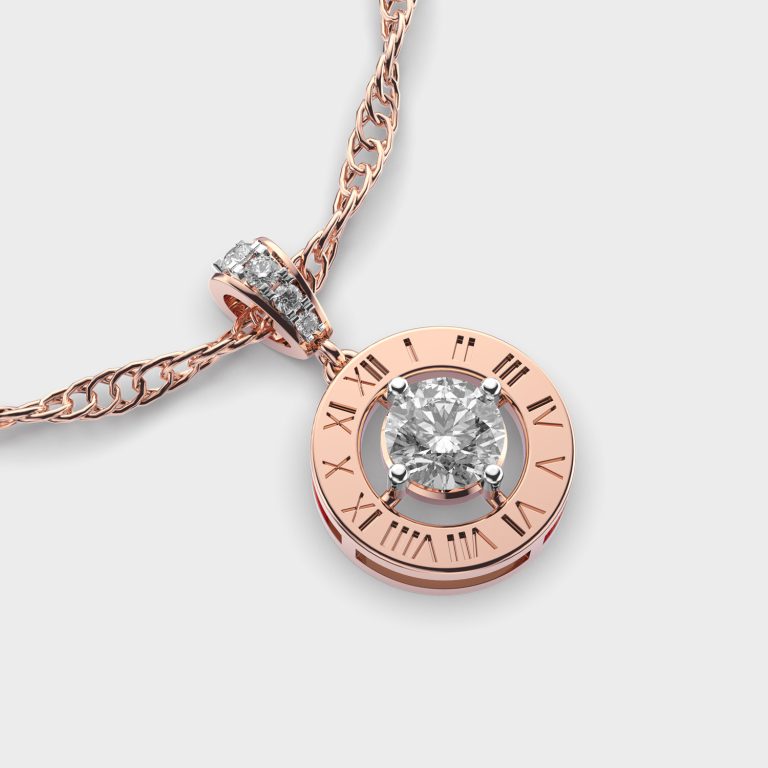 Core Loop Diamond Pendant (With Chain)