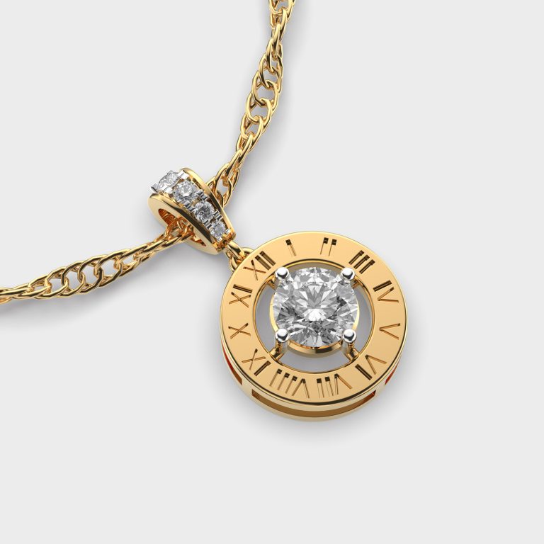 Core Loop Diamond Pendant (With Chain)