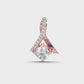 Ribboned Jewel Diamond Pendant