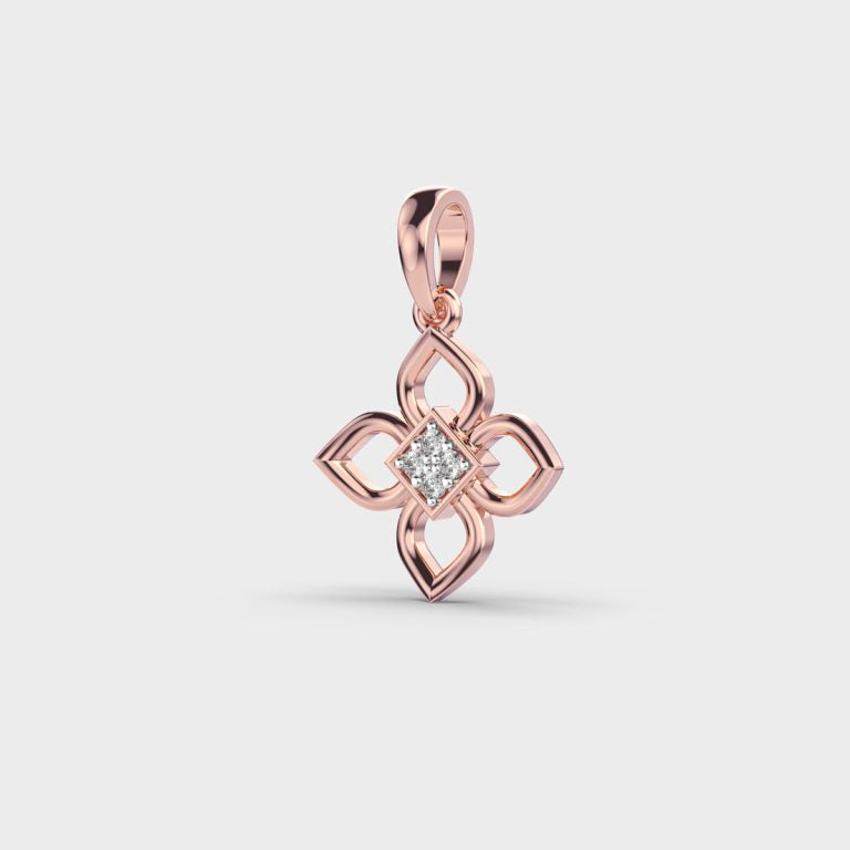Floral Essence Diamond Pendant