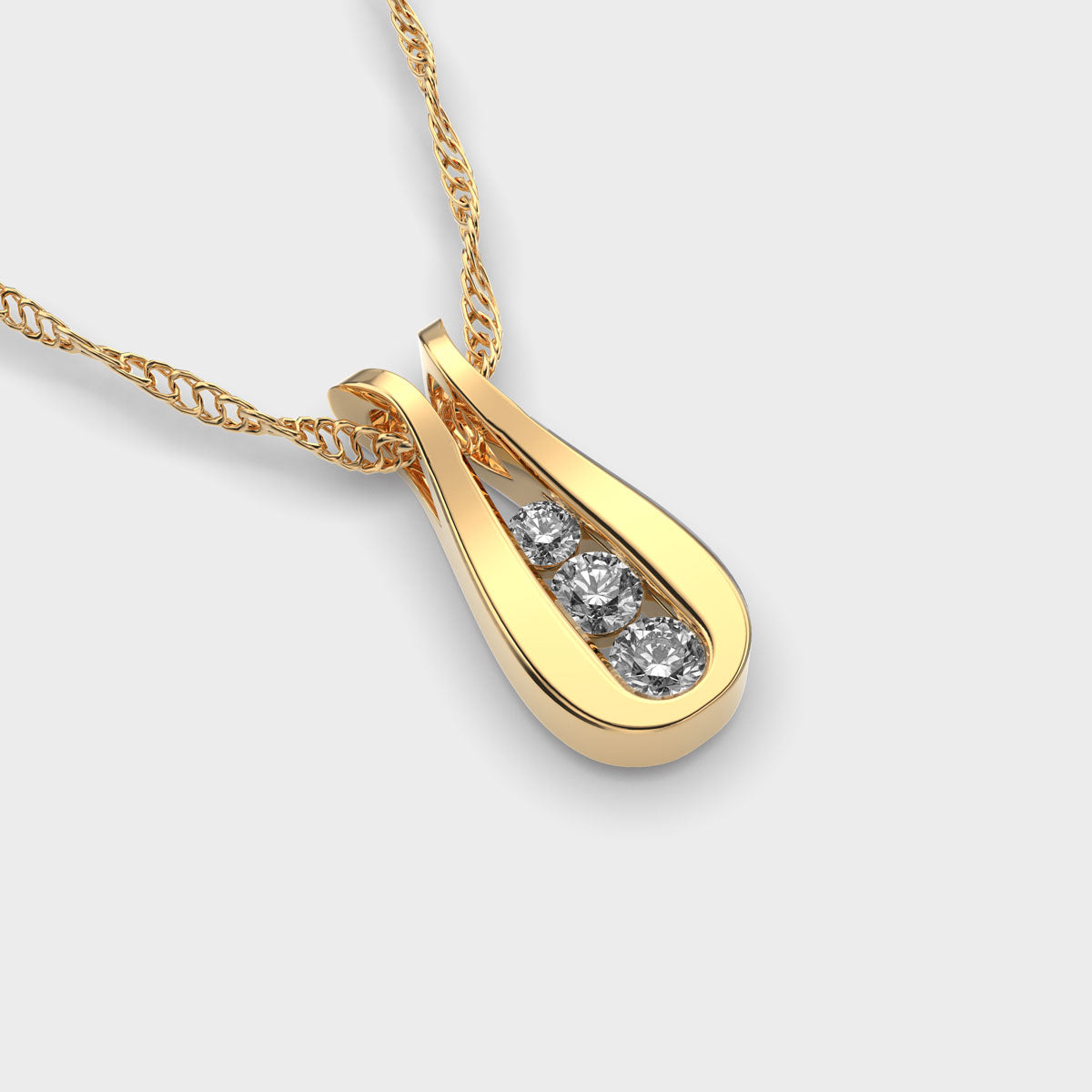 Chic Grace Diamond Pendant