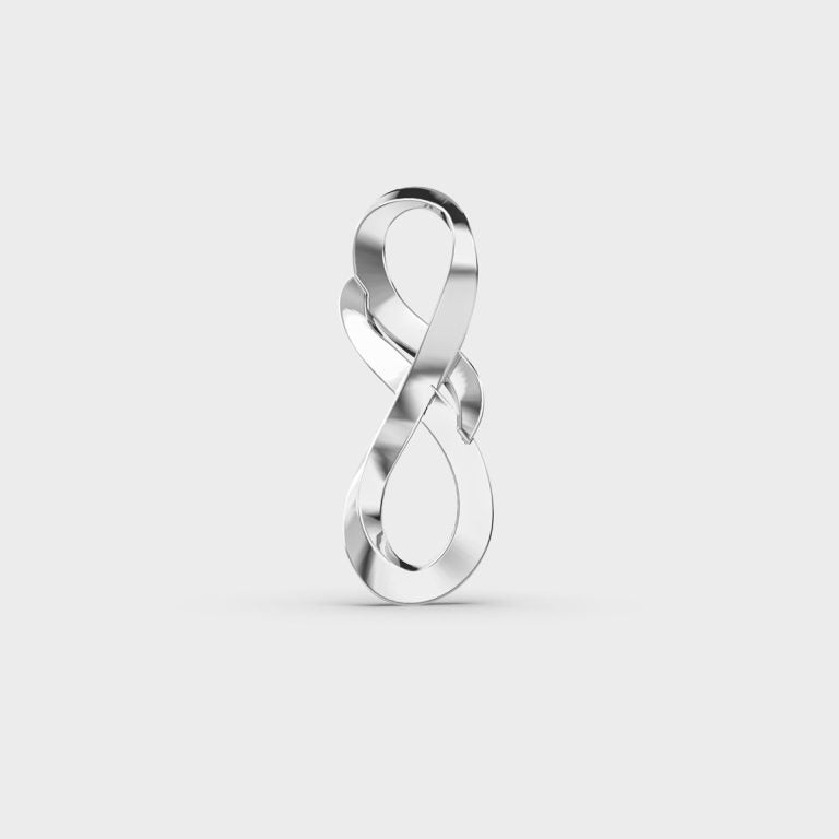 Twisted Infinity Diamond Pendant