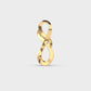 Twisted Infinity Diamond Pendant