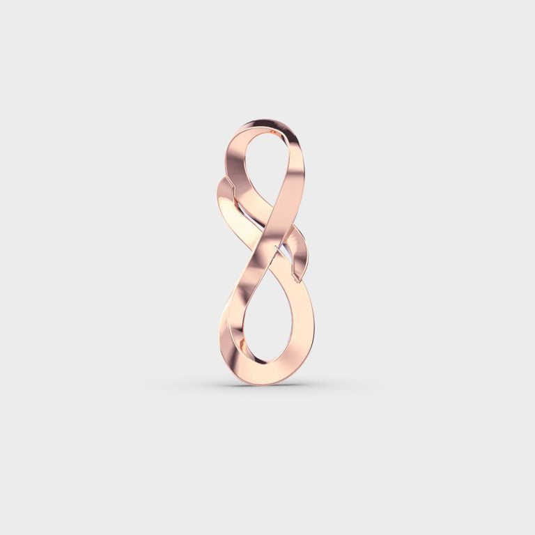 Twisted Infinity Diamond Pendant