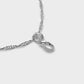 Twisted Infinity Diamond Pendant