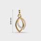 Modern Cinderella Diamond Pendant