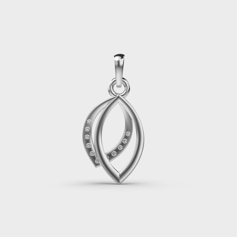 Modern Cinderella Diamond Pendant