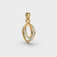 Modern Cinderella Diamond Pendant