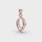 Modern Cinderella Diamond Pendant