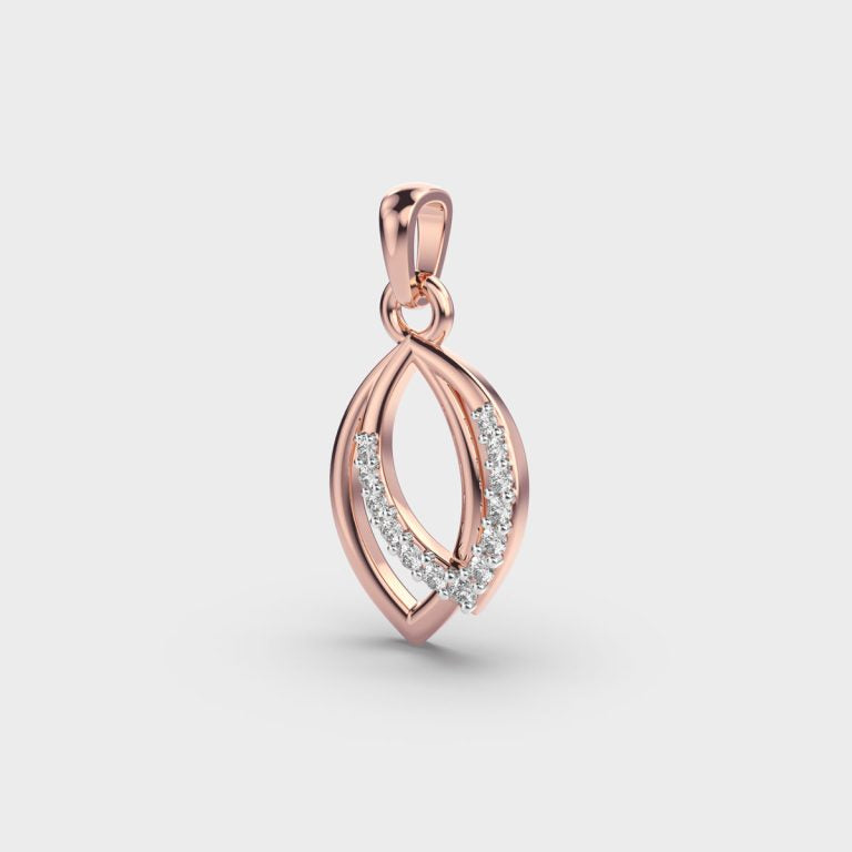 Modern Cinderella Diamond Pendant