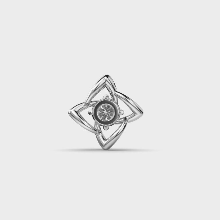 Subtle Blossom Diamond Pendant