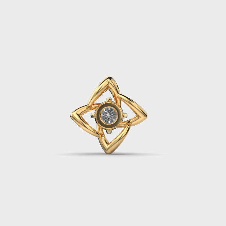Subtle Blossom Diamond Pendant