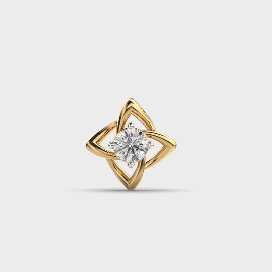Subtle Blossom Diamond Pendant