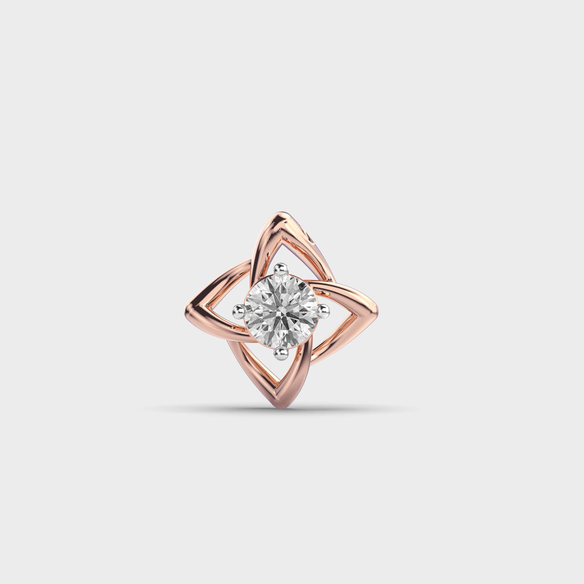 Subtle Blossom Diamond Pendant