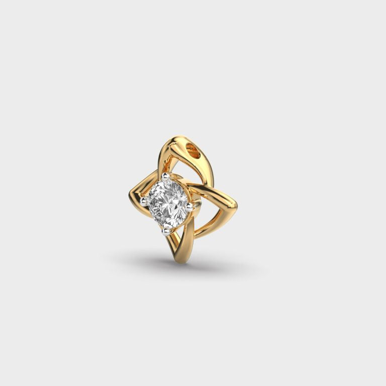 Subtle Blossom Diamond Pendant