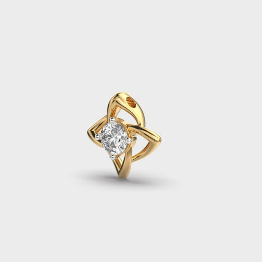 Subtle Blossom Diamond Pendant