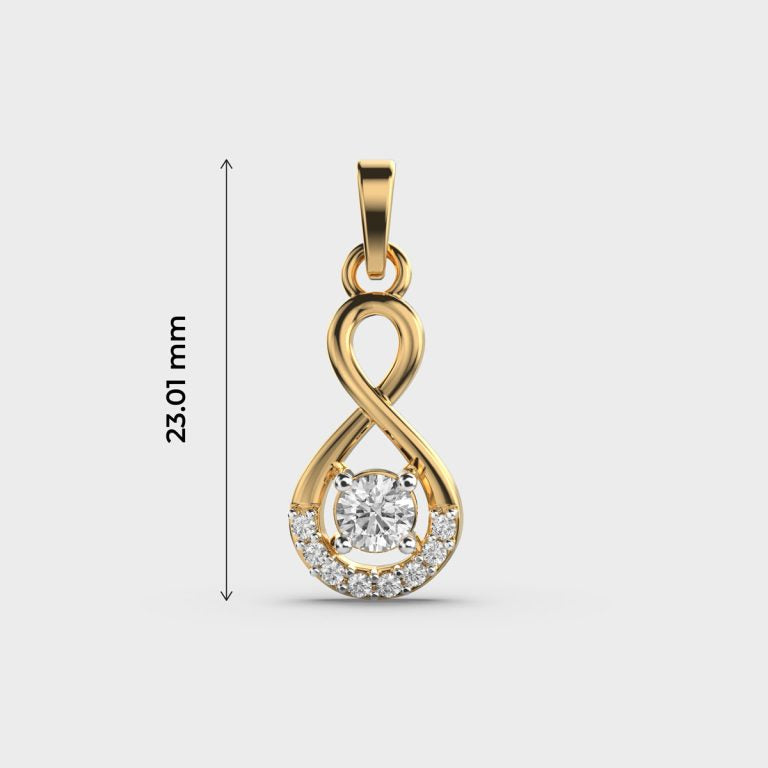 Explore Infinity Diamond Pendant