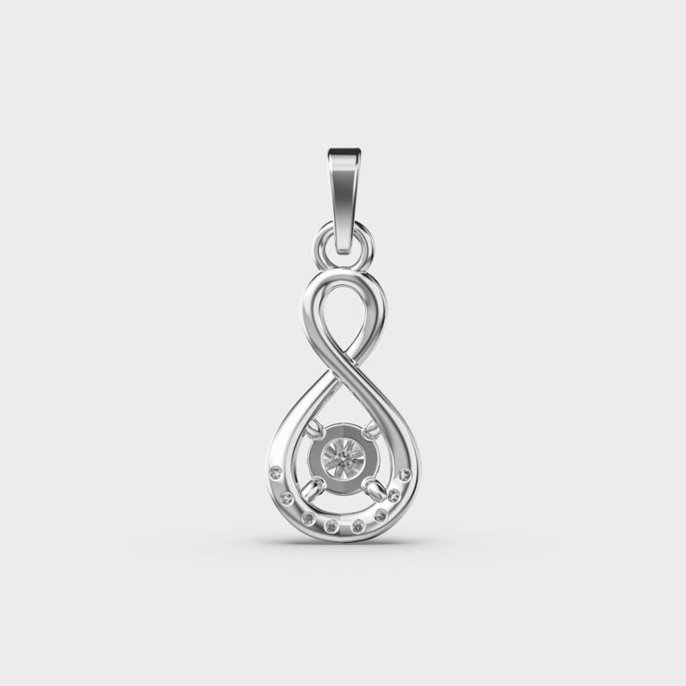 Explore Infinity Diamond Pendant