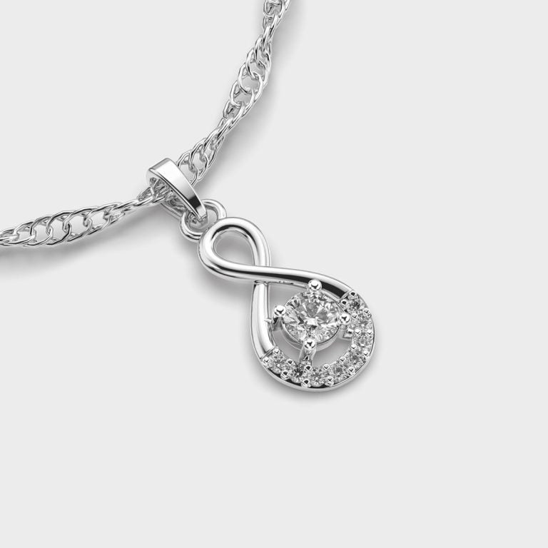 Explore Infinity Diamond Pendant