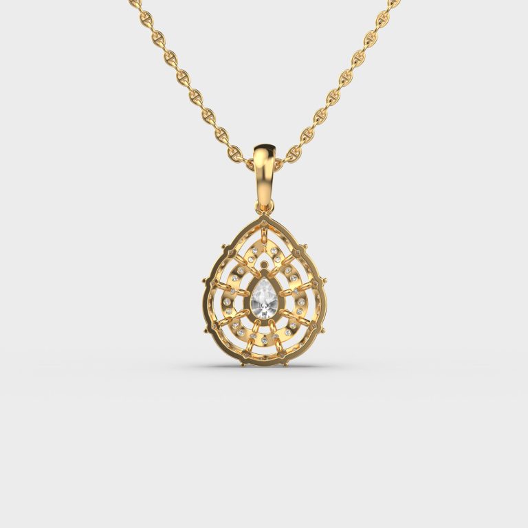 Enchanting Drops Diamond Pendant