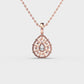 Enchanting Drops Diamond Pendant