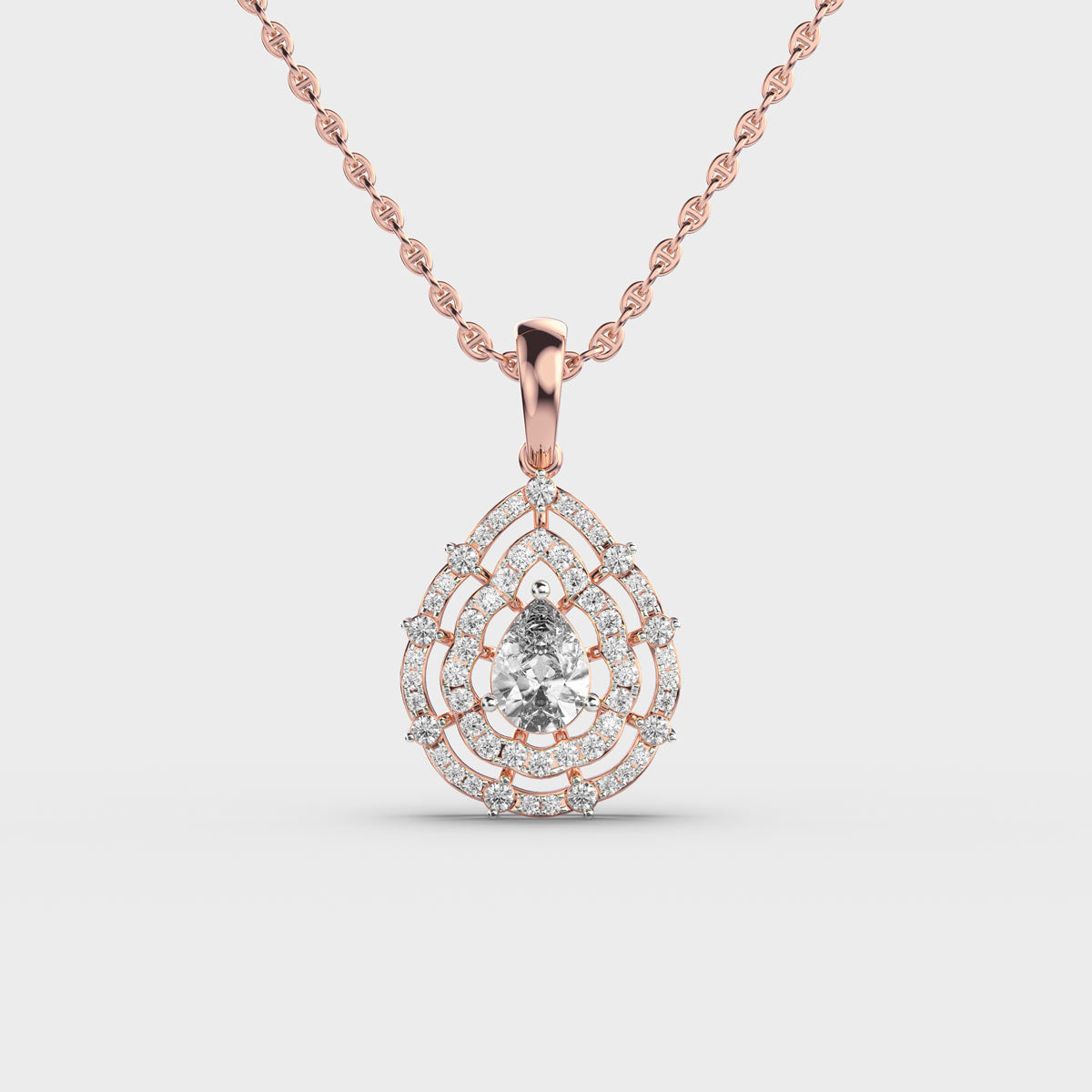 Enchanting Drops Diamond Pendant