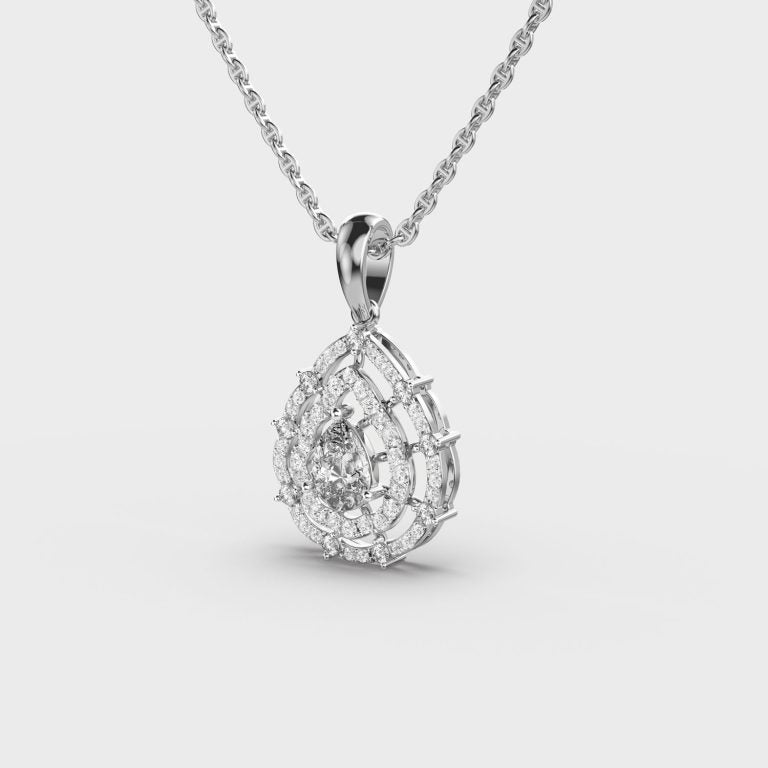 Enchanting Drops Diamond Pendant