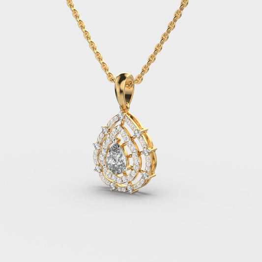 Enchanting Drops Diamond Pendant