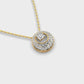 Gleamy Orbit Diamond Pendant