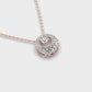 Gleamy Orbit Diamond Pendant