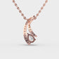 Mysterious Curve Diamond Pendant