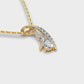 Mysterious Curve Diamond Pendant