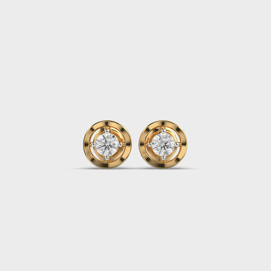 Charismatic Sphere Diamond Stud