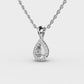 Teardrop Diamond Pendant
