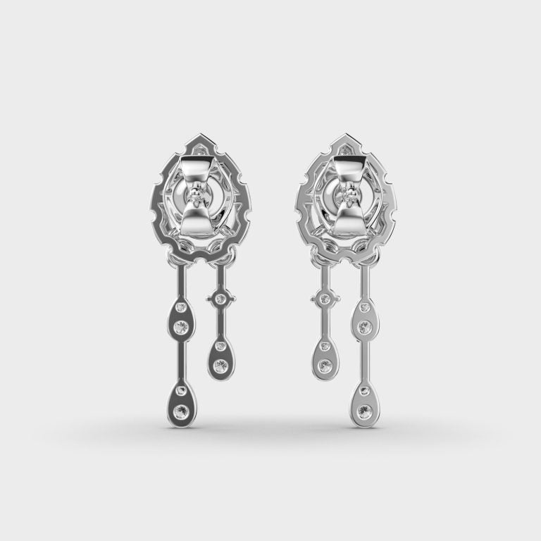 Raindrop Diamond Earrings
