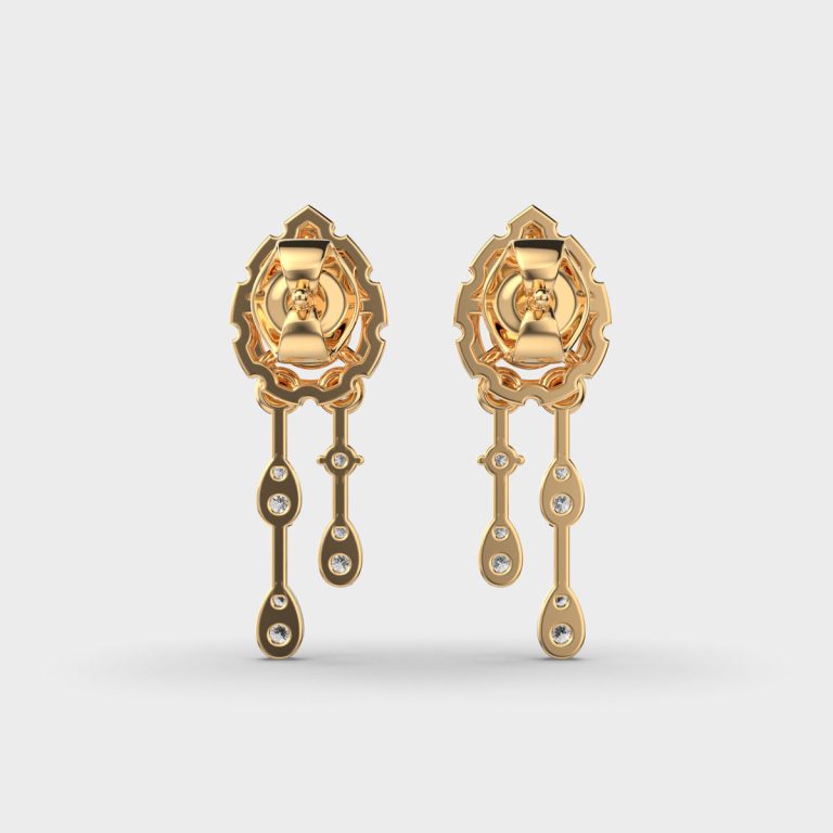Raindrop Diamond Earrings