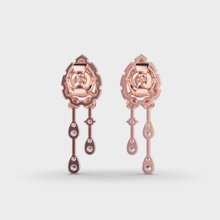 Raindrop Diamond Earrings