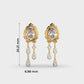 Raindrop Diamond Earrings