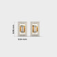 Rectangular Diamond Ear Studs