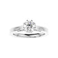 Caroline 65 Pointer Round Lab Diamond Ring