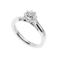 Caroline 65 Pointer Round Lab Diamond Ring