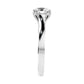 Caroline 65 Pointer Round Lab Diamond Ring