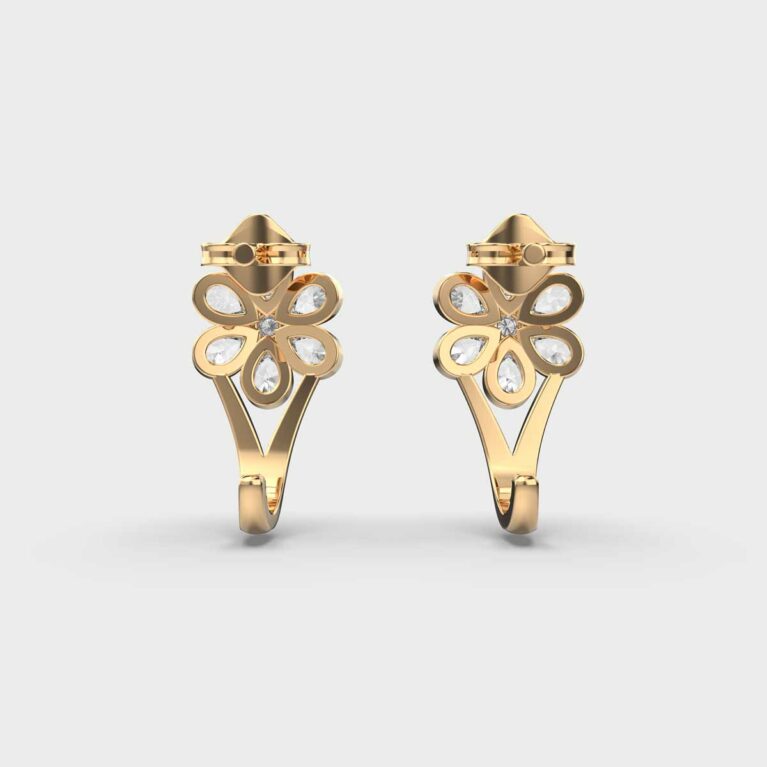 Very Merry Diamond Hoops
